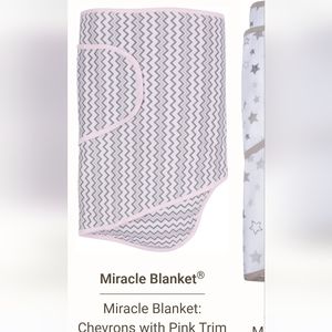 Miracle Blanket Pink Chevron